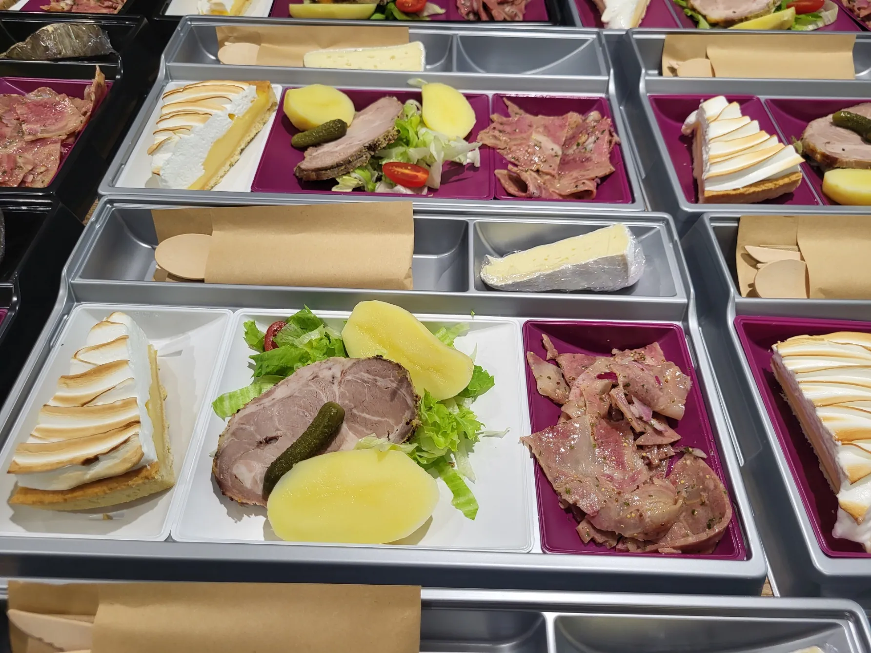 Plateaux repas